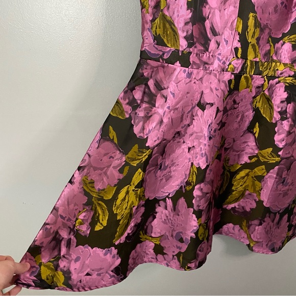 NWT Ronni Nicole Fuchsia Floral Dress - Picture 6 of 8